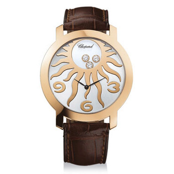 Happy Diamonds Mother of Pearl Dial 18 kt Rose Gold Ladies Watch 207469-5001