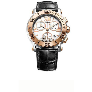 Happy Sport Chrono Rose Gold Ladies Watch 288499-6001