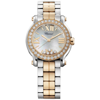 Happy Sport II Mother of Pearl Diamond Two Tone Ladies Watch 278509-6005