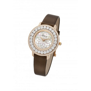 Heure du Diamant Mother of Pearl Filigree Motif Dial Ladies Watch 139423-9002