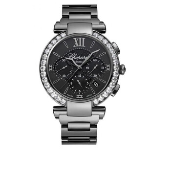 Imperiale Chronograph Automatic Diamond Black Dial Unisex Watch 388549-3006