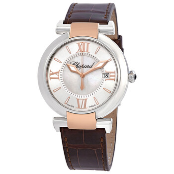 Imperiale Mother of Pearl Dial Leather Ladies Watch 388532-6001-BR