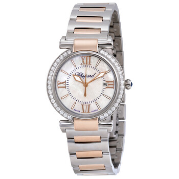 Imperiale Mother of Pearl Dial Steel and 18kt Rose Gold Ladies Watch 388541-6004