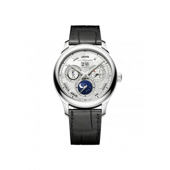 L.U.C Lunar One Sunray Satin-Brushed Silver Dial Automatic Men's Watch 161927-1001