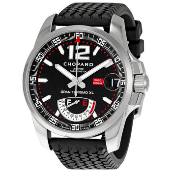 Mille Miglia Steel Black Rubber Men's Watch 168457-3001