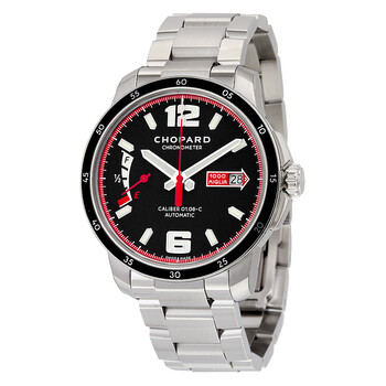 Millie Miglia GTS Automatic Black Dial Silver Stainless Steel Men's Watch 158566-3001