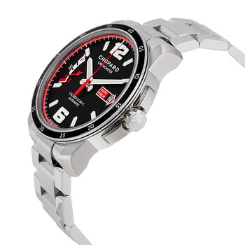 Millie Miglia GTS Automatic Black Dial Silver Stainless Steel Men's Watch 158566-3001