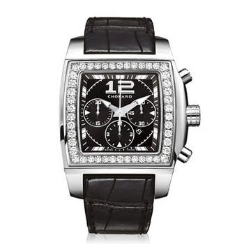 Two O Ten Diamond Automatic Chronograph Black Dial Ladies Watch 178494-2001