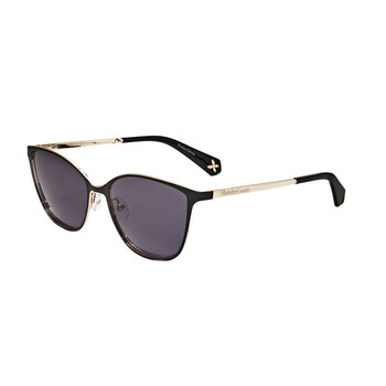 Ladies Black Cat Eye Sunglasses CLS3059-001-1