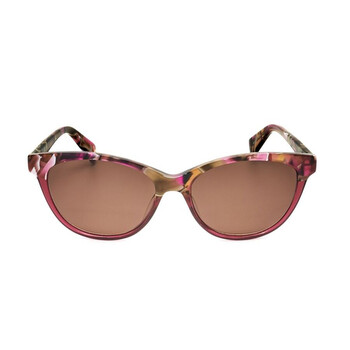 Ladies Red Cat Eye Sunglasses CLS1095-070-2