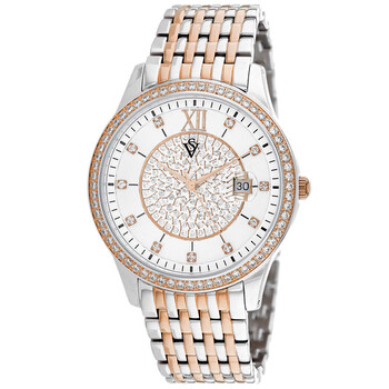 Carla Quartz White Dial Ladies Watch CV0482