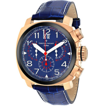 Grand Python Quartz Blue Dial Men's Watch CV3AU5