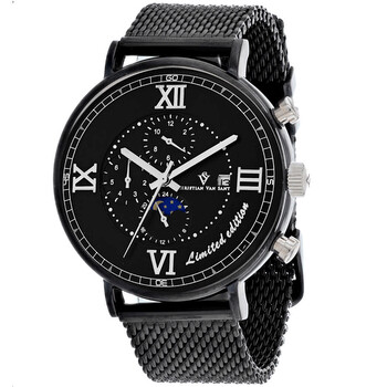 Somptueuse LTD Chronograph Automatic Black Dial Men's Watch CV1159