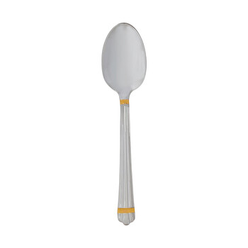 Silver Plated Aria Gold Dessert Spoon 1022-014