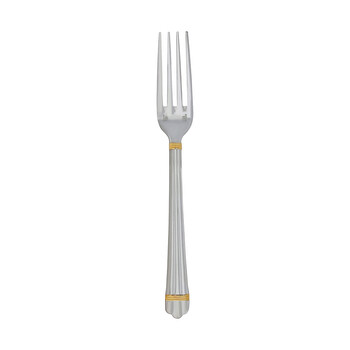 Silver Plated Aria Gold Dinner Fork 1022-003