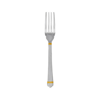 Silver Plated Aria Gold Fish Fork 1022-021