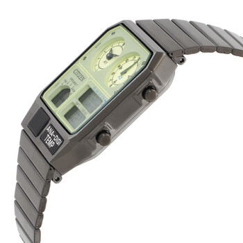 Alarm Quartz Analog-Digital Green Dial Ladies Watch JG2147-85X