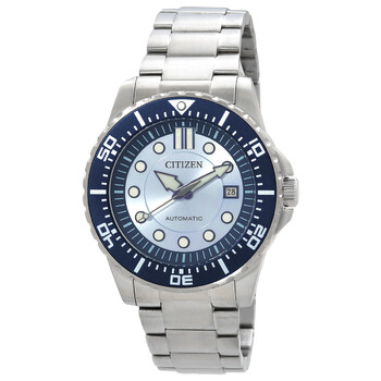 Automatic Blue Dial Men's Watch NJ0178-81M