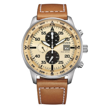 Citizen Rebel Pilot Chronograph Black Dial Men's Watch CA0761-06W