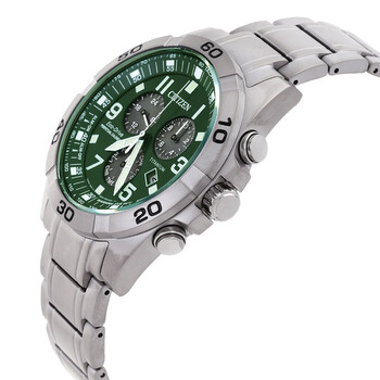 Brycen Chronograph Eco-Drive Green Dial Men's Watch BL5550-50X