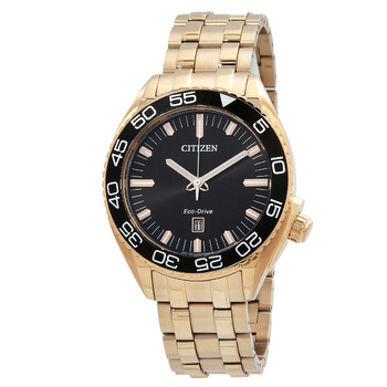 Carson Eco-Drive Black Dial Men's Watch AW1773-55E
