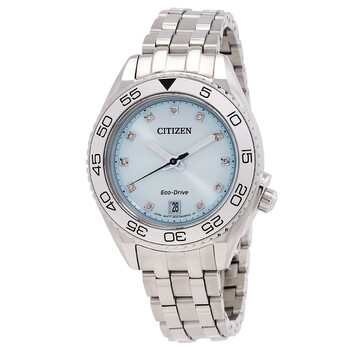 Carson Eco-Drive Diamond Ladies Watch FE6161-54L