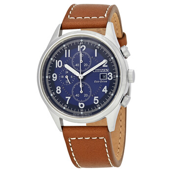 Citizen Chandler Military Eco-Drive Blue Dial Men's Watch