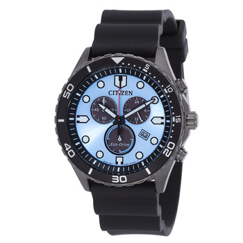 Chrono Sporty-Aqua Chronograph Blue Dial Men's Watch AT2567-18L