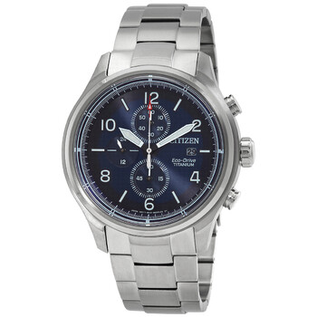 Citizen Chronograph Eco-Drive Blue Dial Men's Watch CA0840-87L