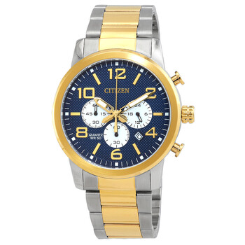 Citizen Chronograph Quartz Blue Dial Men's Watch AN3684-59L