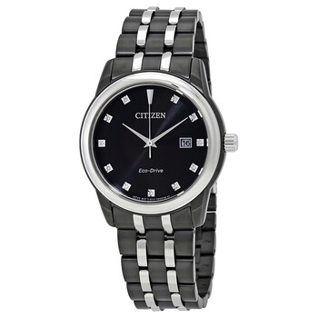 Corso Eco-Drive Black Diamond Dial Men's Watch BM7348-53E