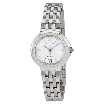 Diamond White Dial Ladies Watch EM0440-57A