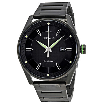 Eco-Drive Black Men's Watch BM6985-55E