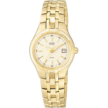 Eco-Drive 180 Gold-Tone Ladies Watch EW1242-52P