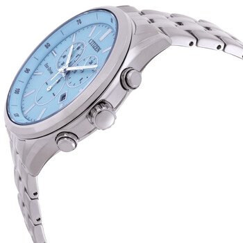 Eco-Drive Chronograph Blue Dial Men's Watch AT2570-56M