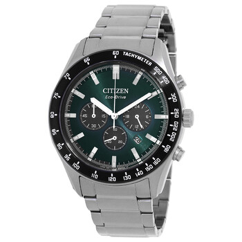 Citizen Eco-Drive Chronograph Black Dial Men's Watch CA4674-58E