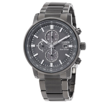 Citizen Ecosphere Eco-Drive Black Dial Men's Watch CA4184-81E