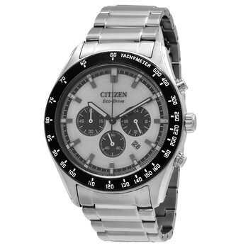 Citizen Zenshin Chrono Chronograph Silver Dial Men's Watch CA4610