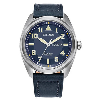 Citizen Chandler Military Eco-Drive Blue Dial Men's Watch BM6838