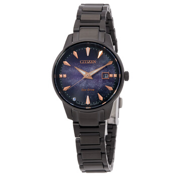 Citizen Pair Eco-Drive Blue Dial Ladies Watch EW2595-81L