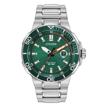 Citizen Promaster Marine Green Dial Watch BN0269-50W