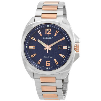 Citizen Quartz Blue Dial Two-tone Men's Watch BI5054-53L