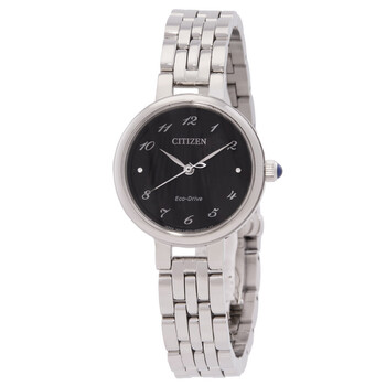 L Classic Eco-Drive Black Dial Ladies Watch EM0990-81E