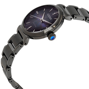 L Eco-Drive Black Dial Ladies Watch EM1067-88E