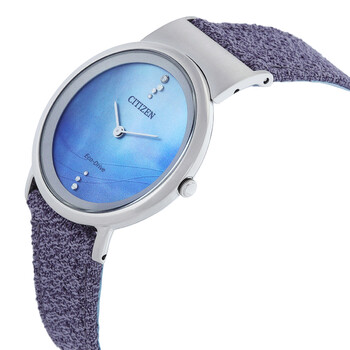 L Eco-Drive Blue Dial Ladies Watch EG7071-03L