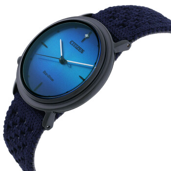 L Eco-Drive Blue Dial Ladies Watch EM1005-42L