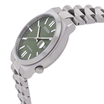 Tsuyosa Automatic Peaceful Green Dial Men's Watch NJ0158-89Z