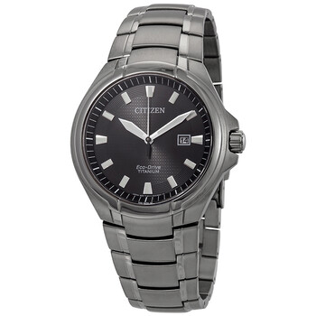 Paradigm Eco-Drive Grey Dial Titanium Men's Watch BM7431-51E