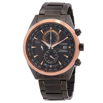 Citizen Eco-Drive Perpetual GMT Brown Dial Men's Watch BL8163-50X