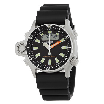 Promaster Aqualand Quartz Analog-Digital Black Dial Men's Watch JP2000-08E
